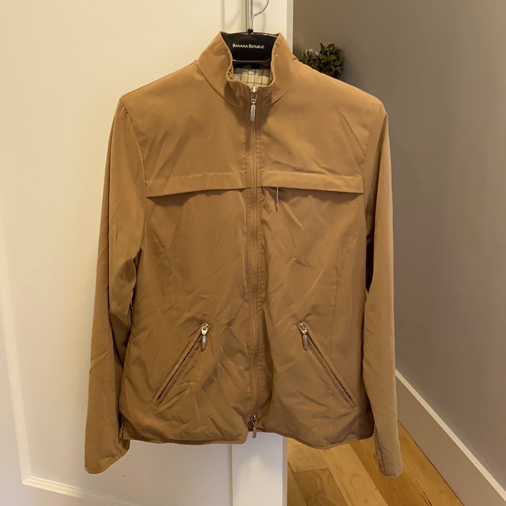 Vintage Barbour L851 Casual Fitted Beige Jacket